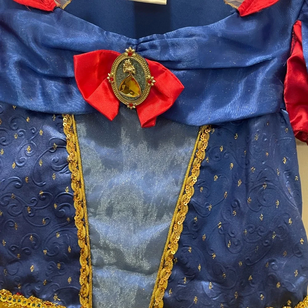 disney princess dresses size 7 8 Lot Of 3 Disney Princess Dress Size 6x, 7-8 frozen, belle beauty and the beast